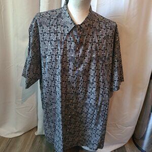 Men's Tori Richard S/S button front Hawaiian shirt -3XT - Cotton Lawn